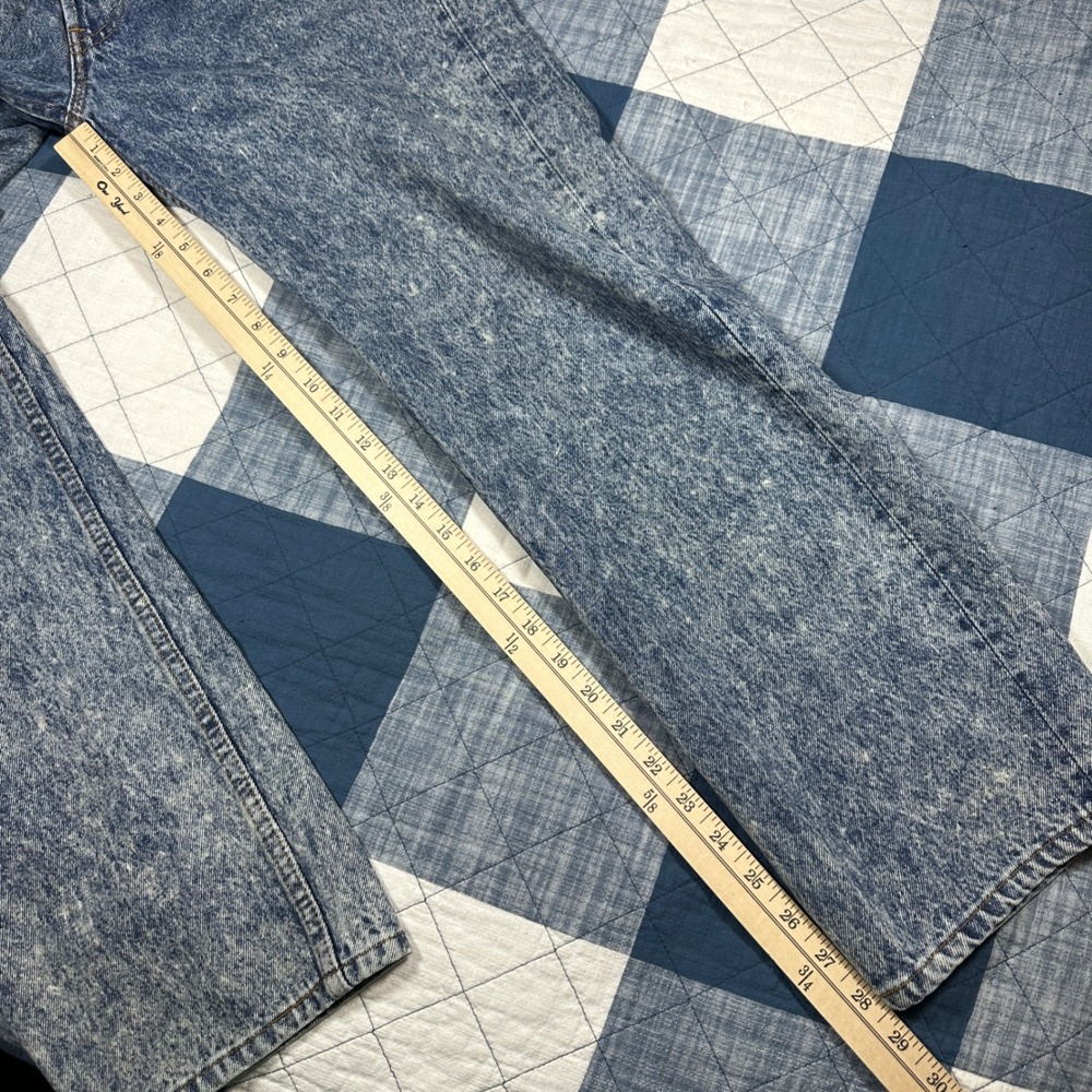 VTG 80s Levi's 501 Jeans *32x28.5 Acid Stone Wash Button Fly USA Rare Grunge Men - Picture 8 of 11